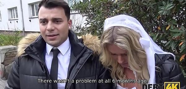 DEBT4k. Magnificent Victoria Pure has wonderful sex with debt agent